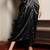 Black Embellished Shirt Collar Top & Skirt With Jacket Co-Ord Set
