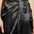 Black Embellished Shirt Collar Top & Skirt With Jacket Co-Ord Set