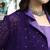 Purple Embroidered Top With Skirt & Shrug Co-Ords