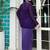 Purple Embroidered Top With Skirt & Shrug Co-Ords