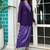 Purple Embroidered Top With Skirt & Shrug Co-Ords