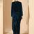 Velvet Embellished Top with Trousers