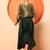 Brocade V-Neck Brocade Top With Skirt