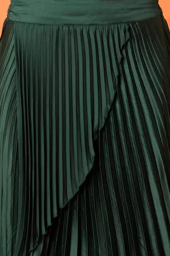 Brocade V-Neck Brocade Top With Skirt
