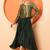 Brocade V-Neck Brocade Top With Skirt