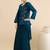 Embellished Top Skirt & Coat Set
