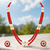 New red coral bead & pearl double strand necklace and earring set