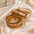 Designer beige silk thread bangles