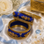 Designer blue silk thread bangles