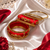 Designer Red Silk Thread Bangles
