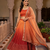 Copper embroidered lehenga choli