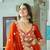ORANGE GEORGETTE EMBROIDERD LEHENGA CHOLI WITH BLOUSE