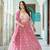 GREEN GEORGETTE EMBROIDERY LEHENGA CHOLI WITH DUPATTA