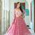 GREEN GEORGETTE EMBROIDERY LEHENGA CHOLI WITH DUPATTA