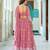GREEN GEORGETTE EMBROIDERY LEHENGA CHOLI WITH DUPATTA
