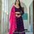 purple silk blend embroidered navratri lehenga choli