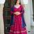 pink silk blend embroidered navratri lehenga choli