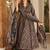 black digital print maslin anarkali 