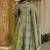 pista green digital print maslin anarkali 
