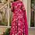 pink digital print maslin anarkali 