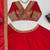 Red Coding with Sequnce work Chinon Lehanga Choli Set