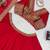 Red Coding with Sequnce work Chinon Lehanga Choli Set