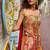 multi printed viscos position jacquard silk free size stitched strapless tube bodice suit