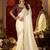 Beige Colour Satin Silk Saree with Heavy Embroidery Work