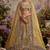 brown embroidered net unstitched lehenga choli with dupatta
