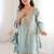 sky blue embroidered h o fabrics free size stitched straight kurti with batwa suit