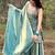 peacock embroidered fendi satin free size stitched short kurti suit