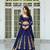 Neavy Blue thread with Sequnce work Chinon Lehenga Choli Set