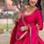 Pink thread with Sequnce work Chinon Lehenga Choli Set