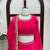 Pink thread with Sequnce work Chinon Lehenga Choli Set