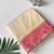 cream color zari weaves contrast pallu and designer chaap border silk blend saree