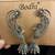 Oxidised Silver Peacock Ear Cuff Jhumka Earrings for Women, Traditional Tribal Navratri Garba Jewellery