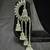 Oxidised Silver Chandbali Jhumka Earrings for Women, Long Chain Tassel Tribal Jewellery for Navratri Garba