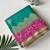 emerald green color zari weaves contrast pallu and designer chaap border silk blend saree