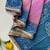lavender color zari weaves contrast pallu and designer chaap border silk blend saree
