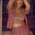 Hot pink faux georgette embroidered readymade top & palazzo set with jacket