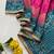 magenta color zari weaves contrast pallu and designer chaap border silk blend saree