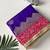 purple color zari weaves contrast pallu and designer chaap border silk blend saree