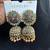 Antique Gold Multicolor Kundan Jhumka Earrings for Women, Pearl Drop Traditional Wedding Festive Jewellery