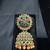 Antique Gold Multicolor Kundan Jhumka Earrings for Women, Pearl Drop Traditional Wedding Festive Jewellery