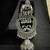 Oxidised Silver Elephant Chandbali Jhumka Earrings for Women, Tribal Ethnic Jewellery for Navratri Garba Wedding