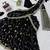 Black thread with Sequnce Work Foux Gorgette Lehenga Choli Set