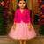 Pink japanese crepe coat and dress