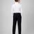 White embroidered cotton shirt