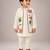 Off white embroidered silk blend kurta jacket set