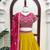 Mustard thread with Sequnce Work Foux Gorgette Lehenga Choli Set